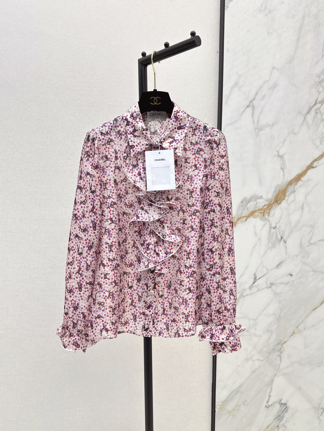 Chan 25fw silk shirt