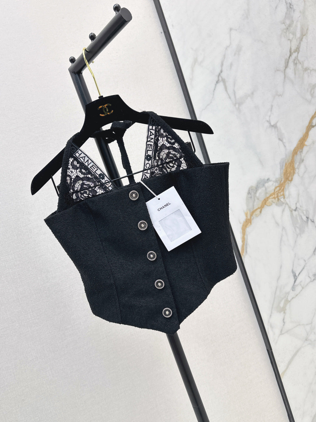 Chan 25ss lace tube top