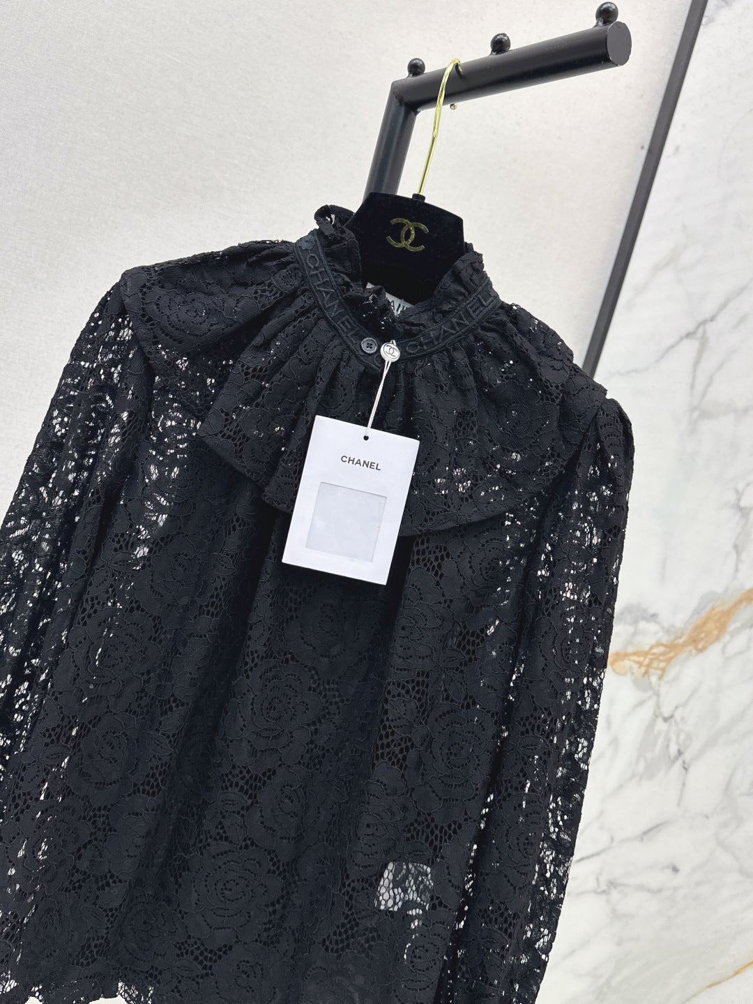 Chan 25ss lace shirt