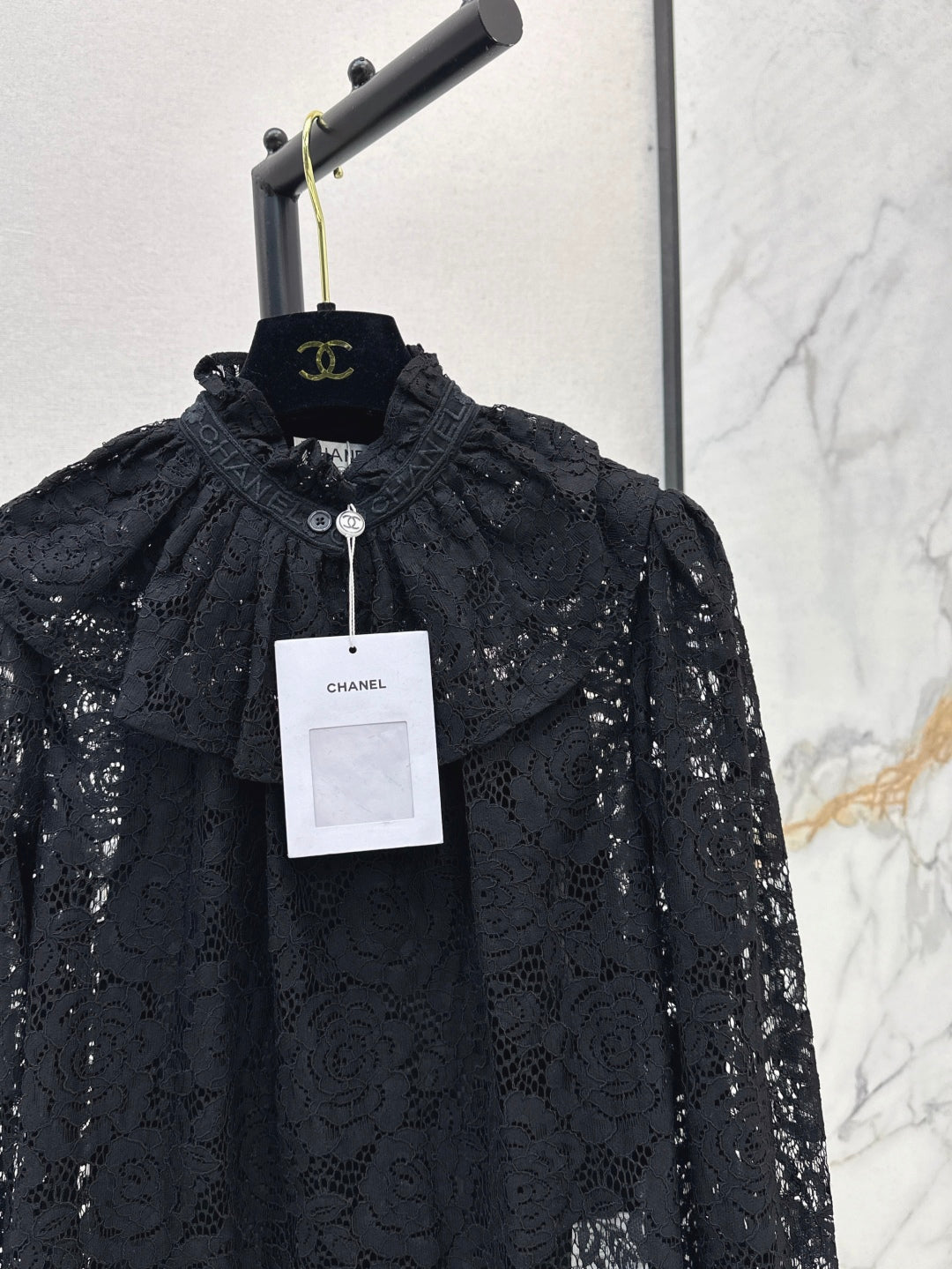 Chan 25ss lace shirt