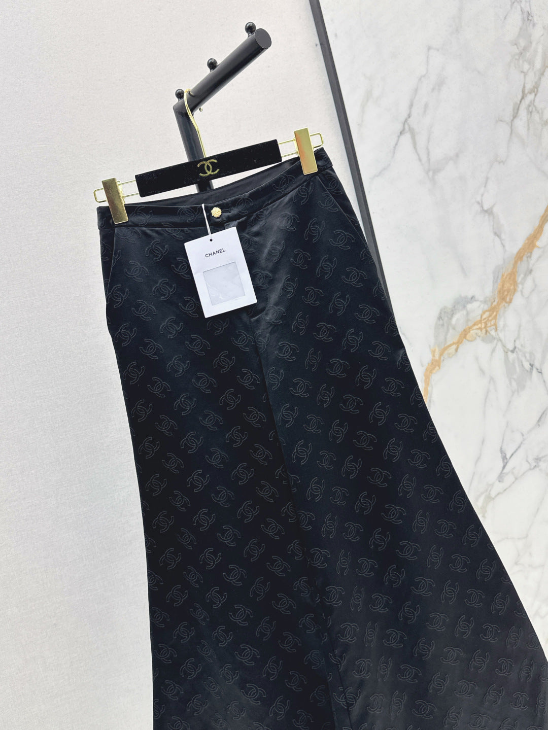 Chan 25fw silk bell bottom