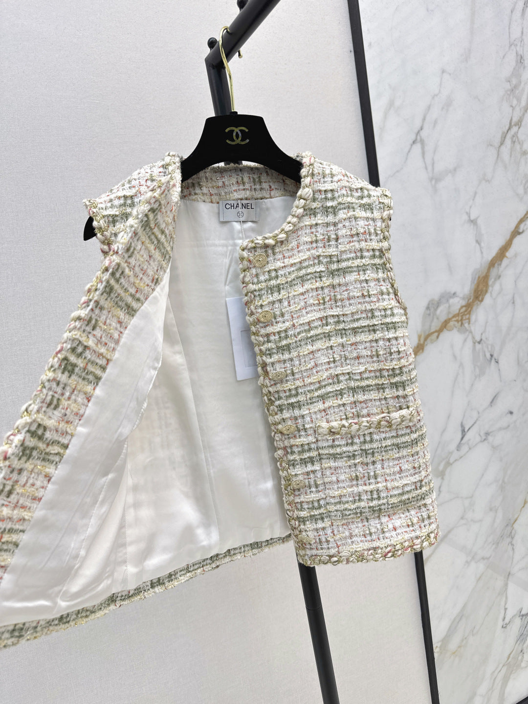 Chan 25fw woven vest