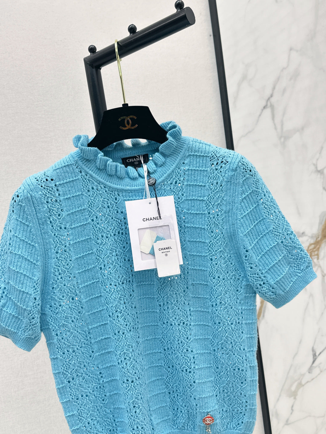 Chan 25fw knitted t-shirt