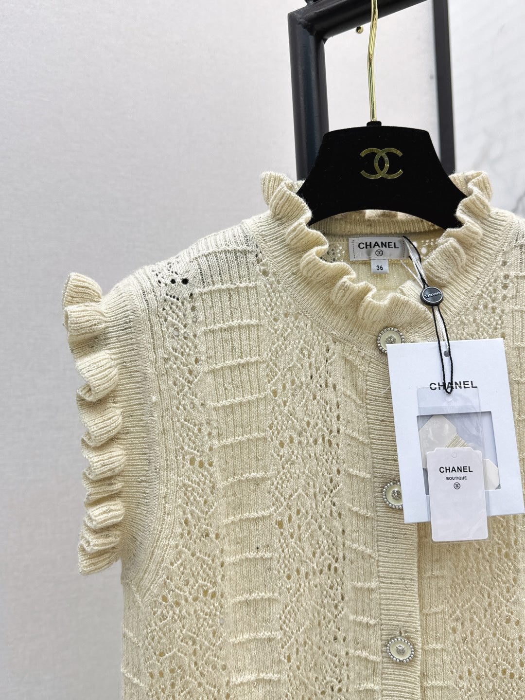 Chan 25fw knitted vest