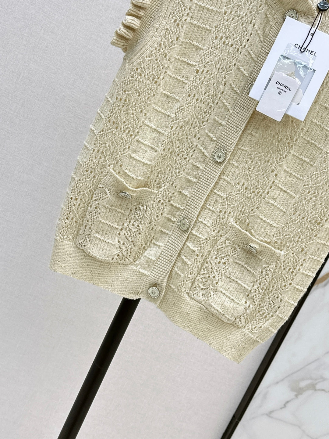 Chan 25fw knitted vest