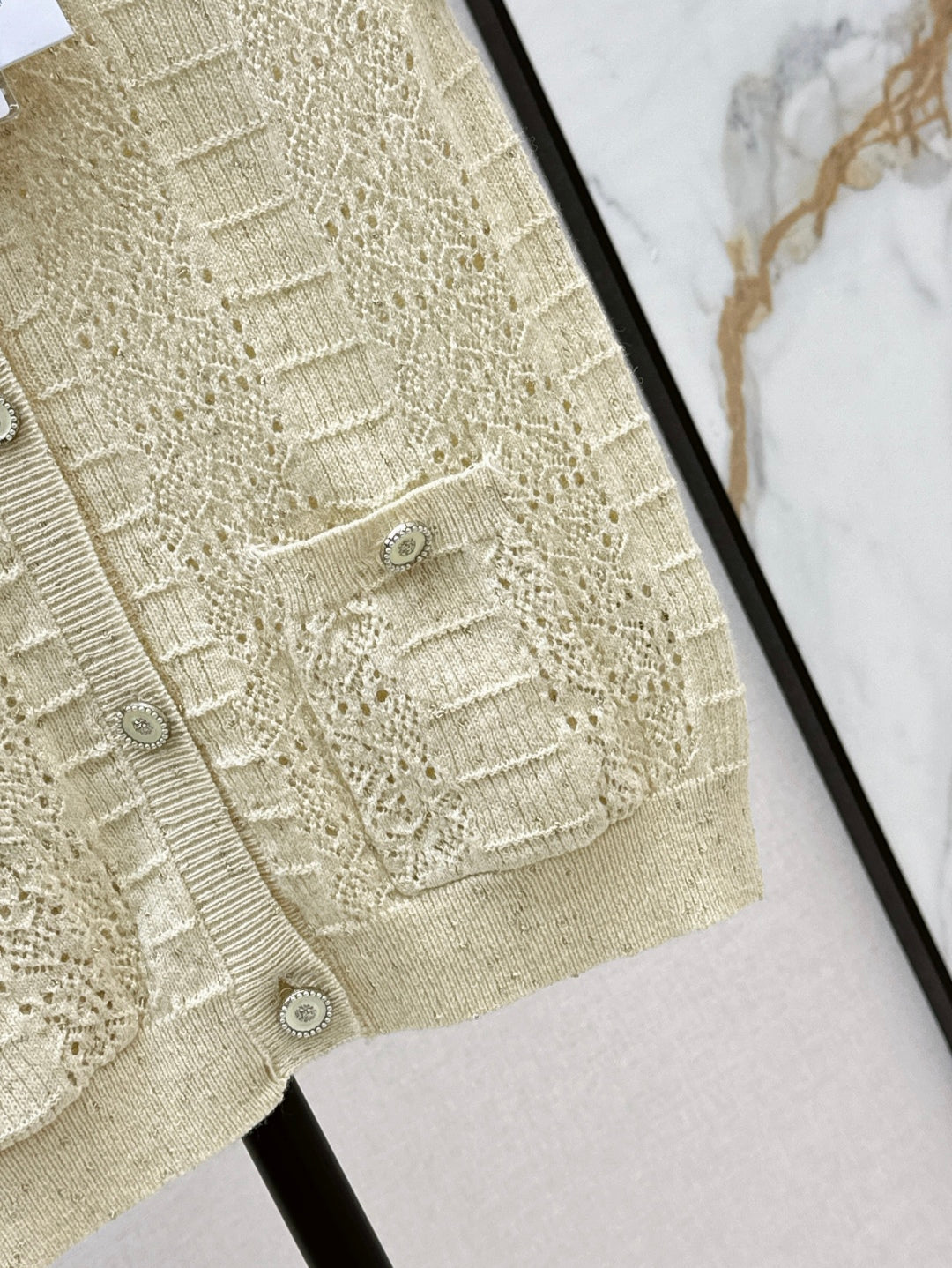 Chan 25fw knitted vest