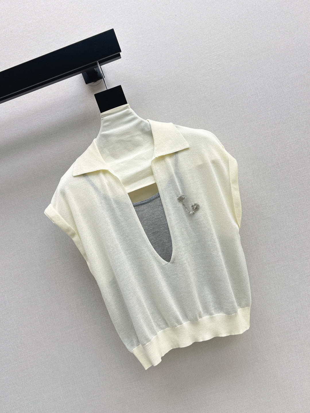 Chan 25ss knitted shirt