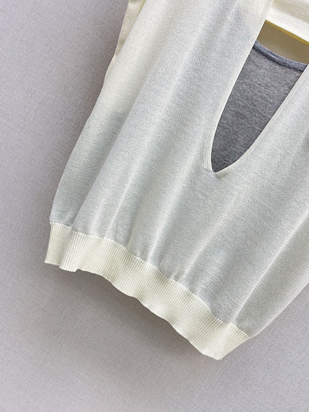 Chan 25ss knitted shirt