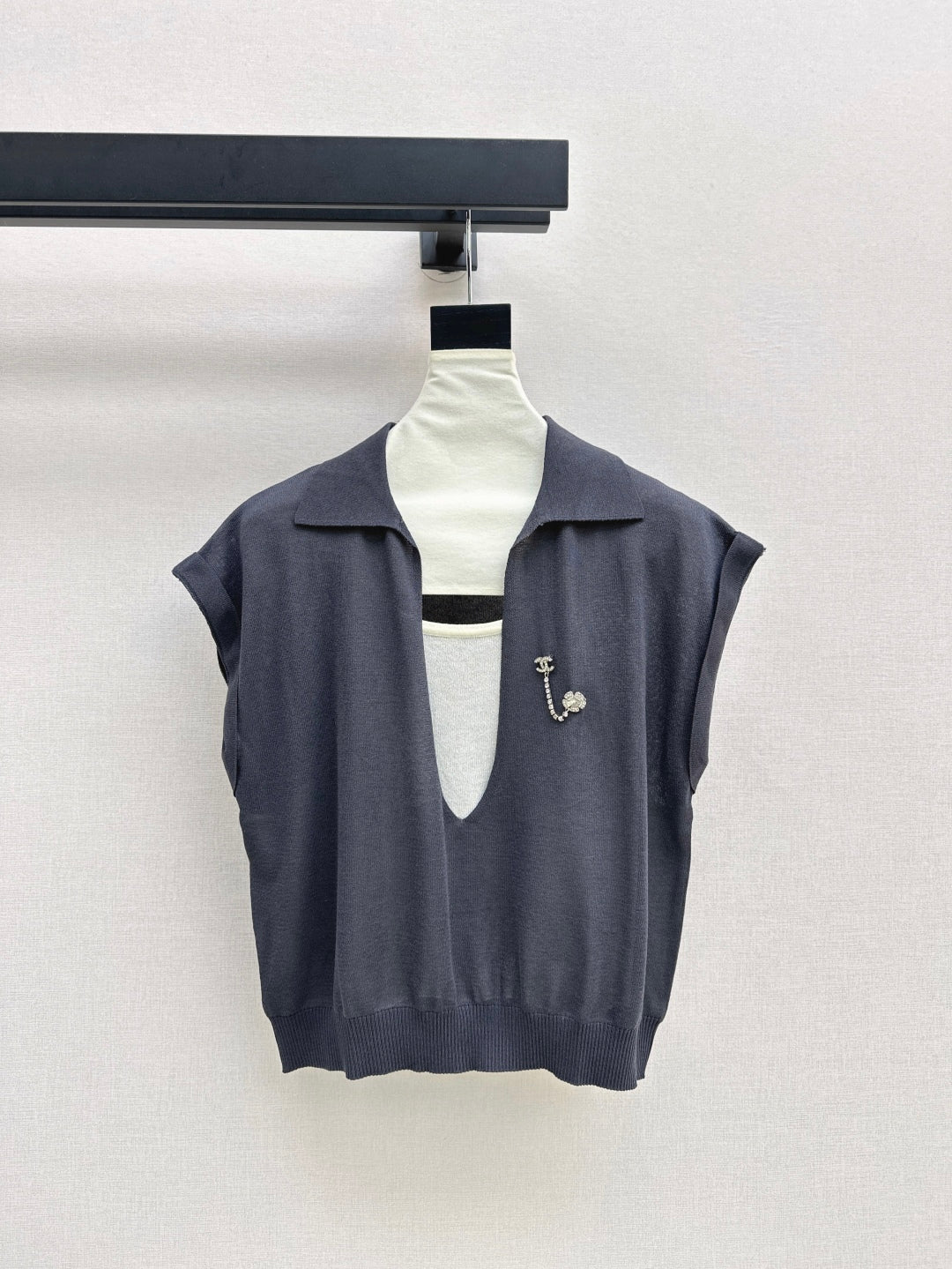 Chan 25ss knitted shirt