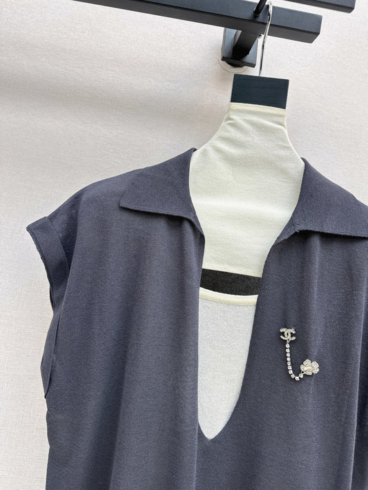 Chan 25ss knitted shirt