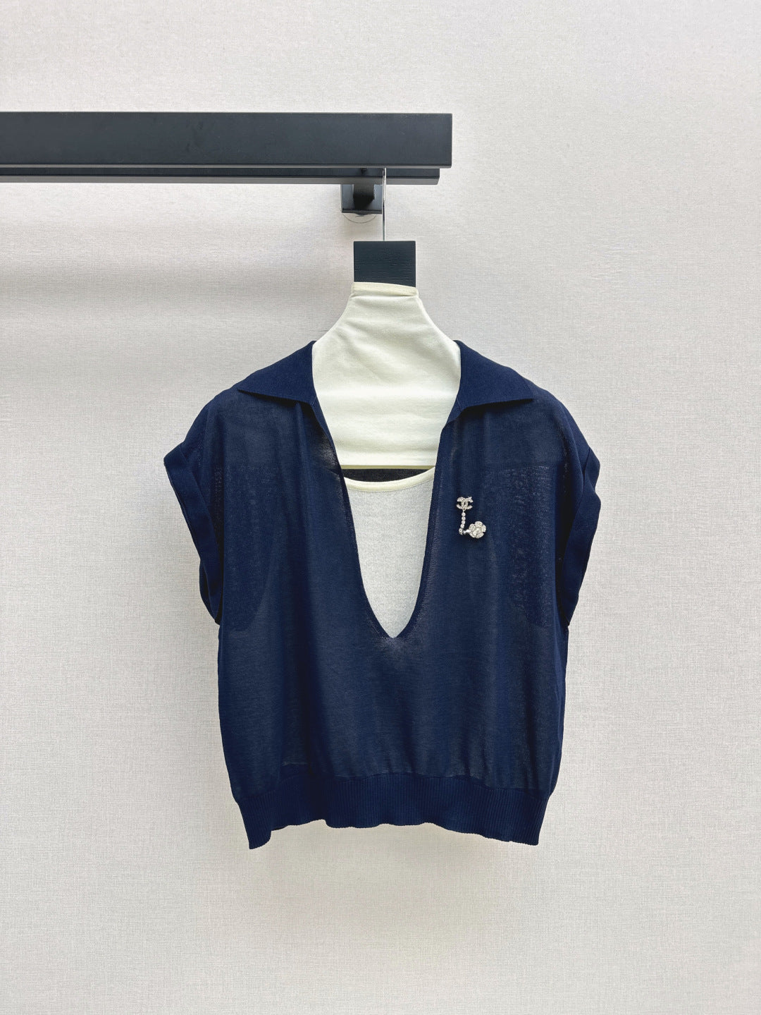 Chan 25ss knitted shirt