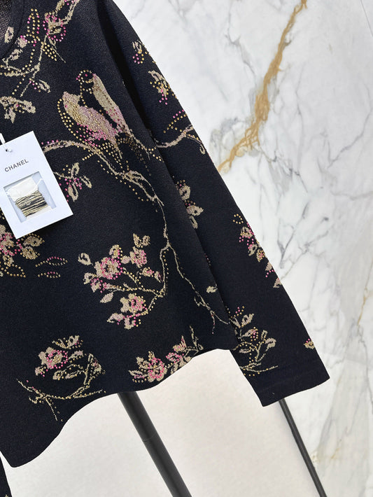 Chan 25fw jacquard sweater