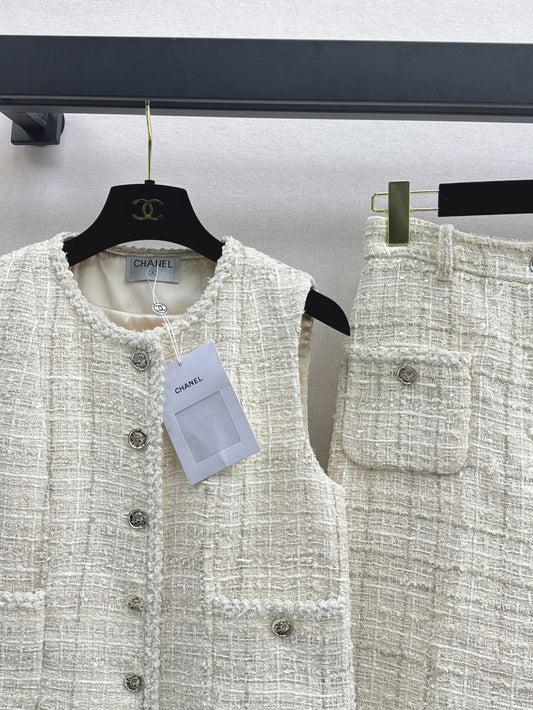 Chan 25fw woven vest