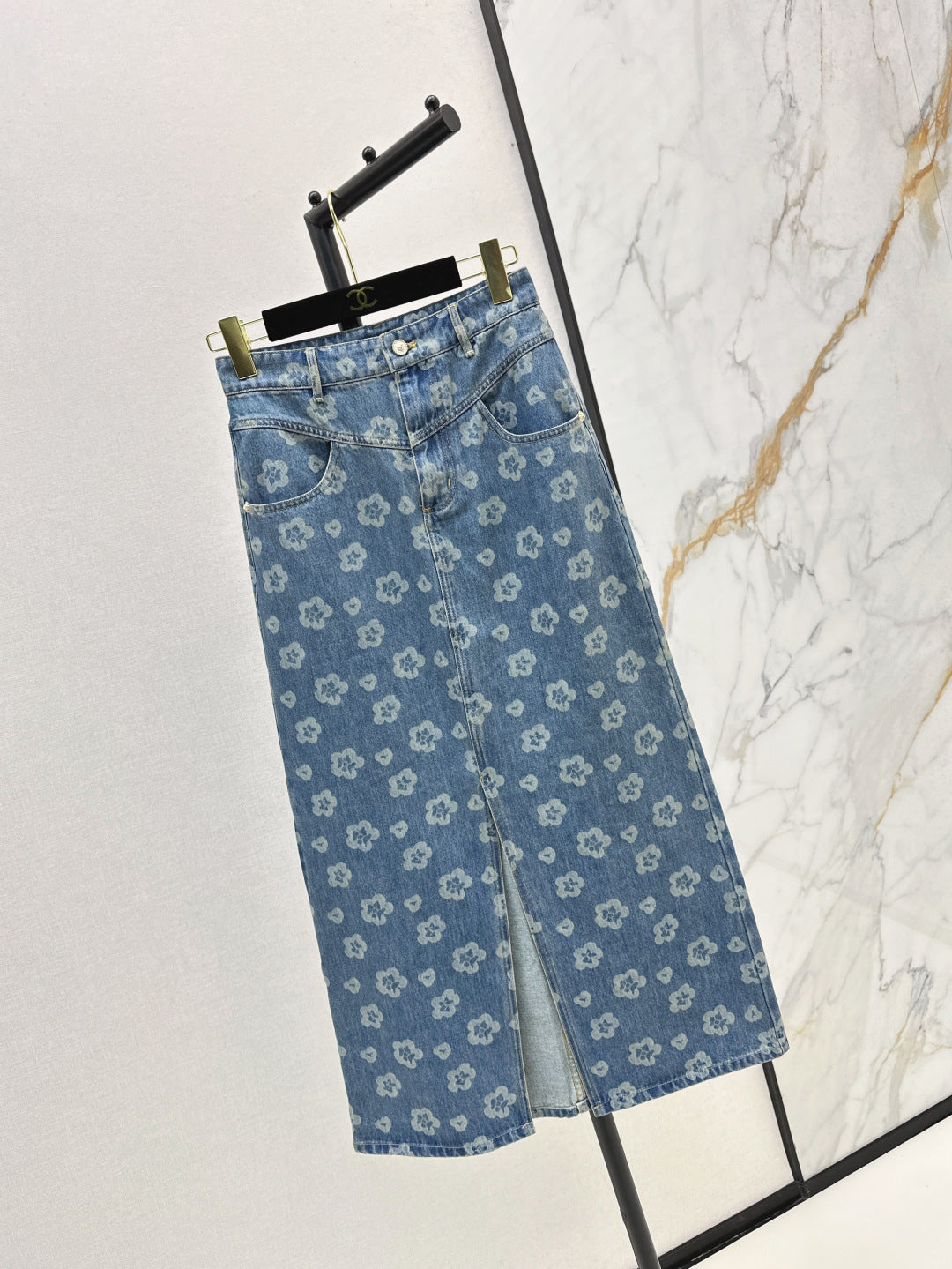 Chan 25fw printed skirt