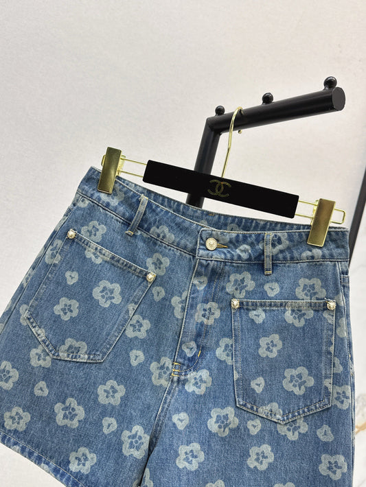 Chan 25fw denim short