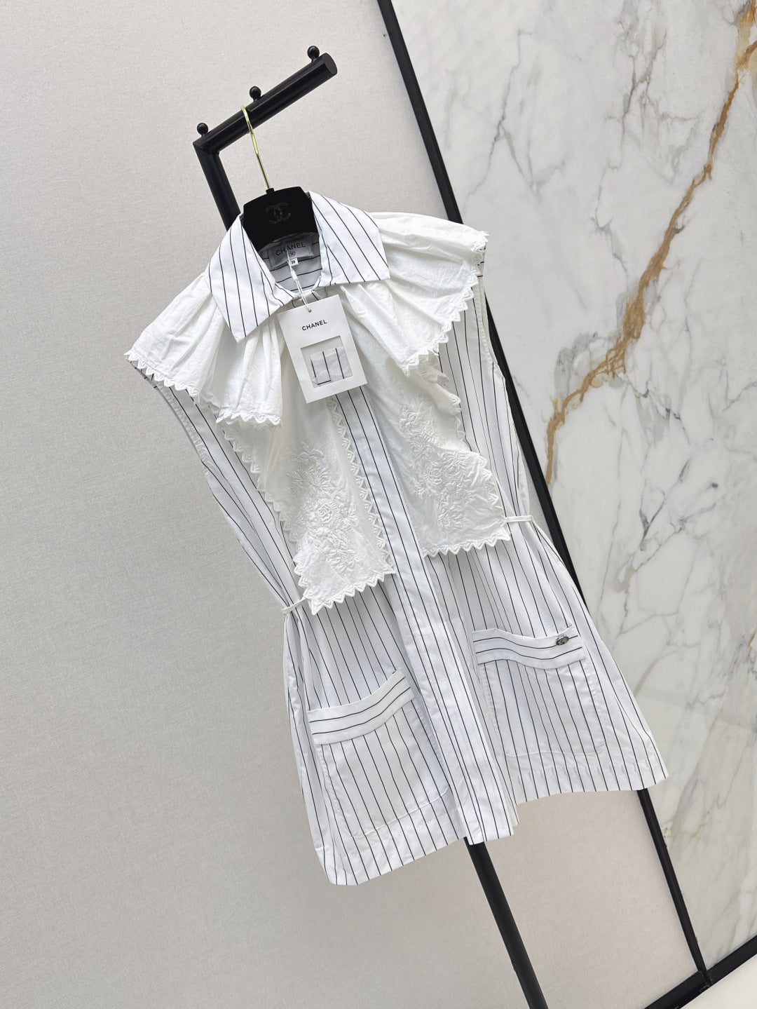 Chan 25ss embroidered dress