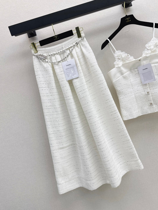 Chan 25fw woven skirt