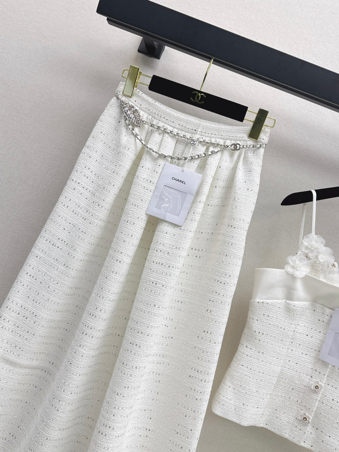 Chan 25fw woven skirt