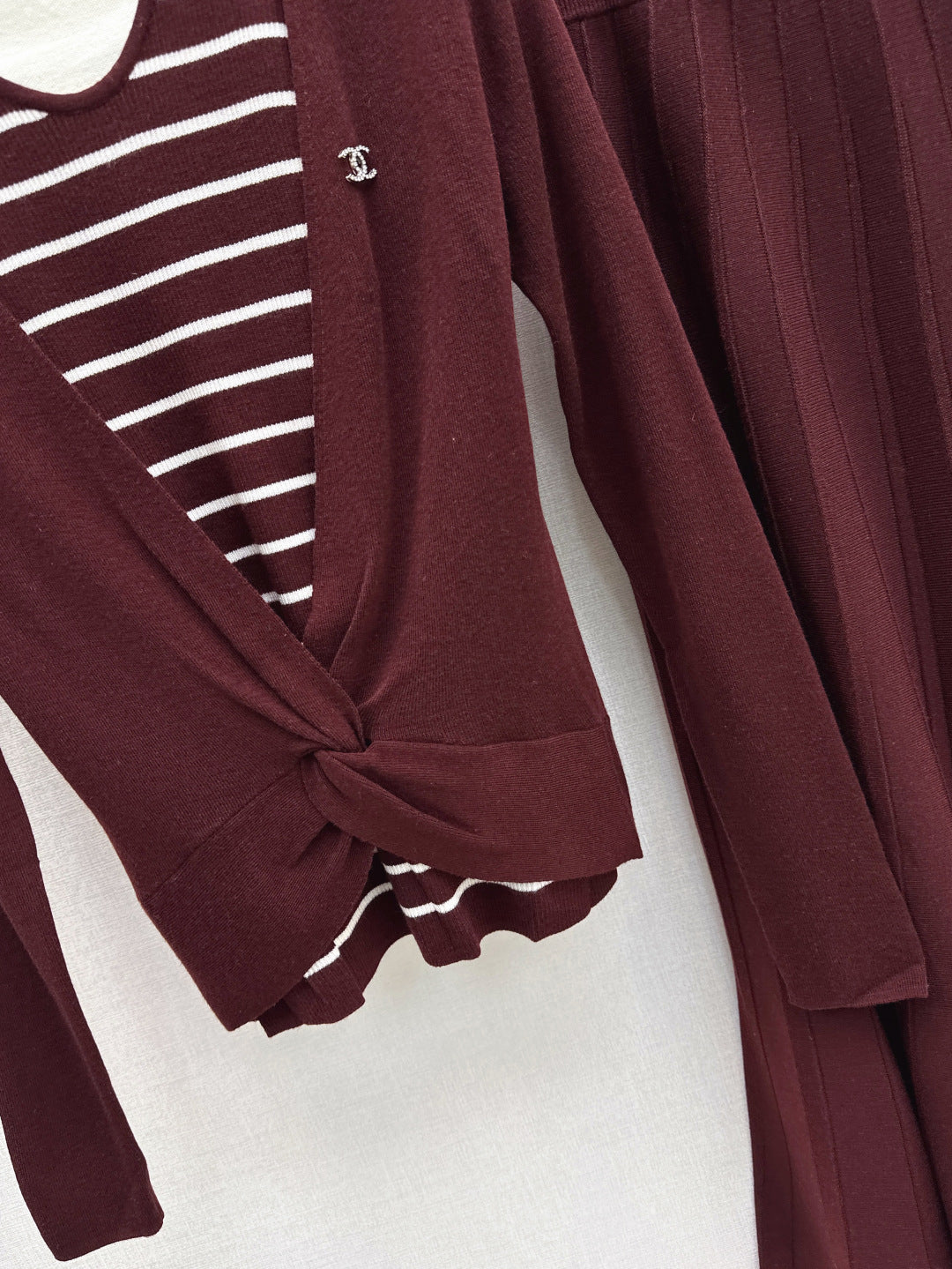Chan 25fw knitted suit