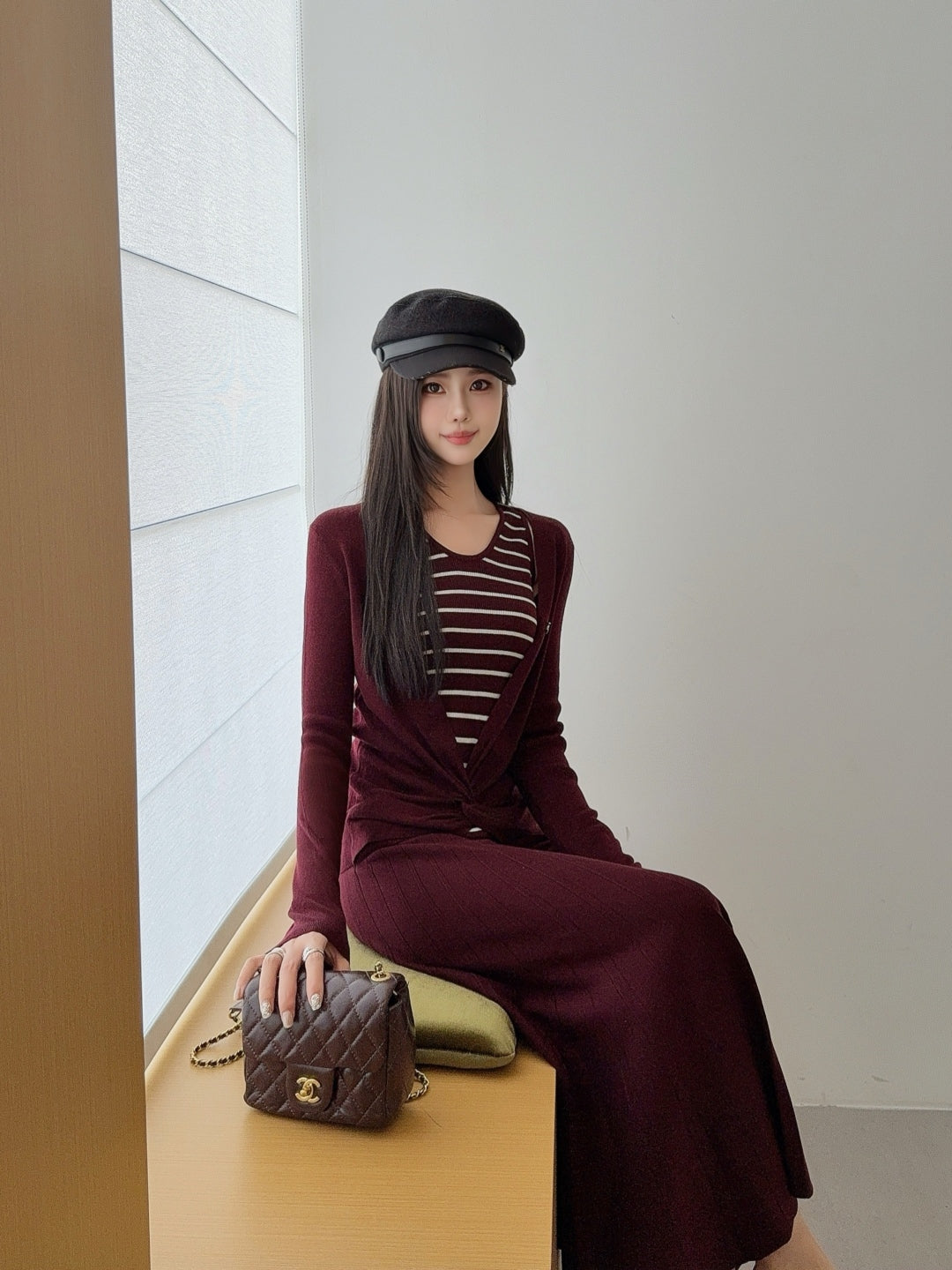 Chan 25fw knitted suit