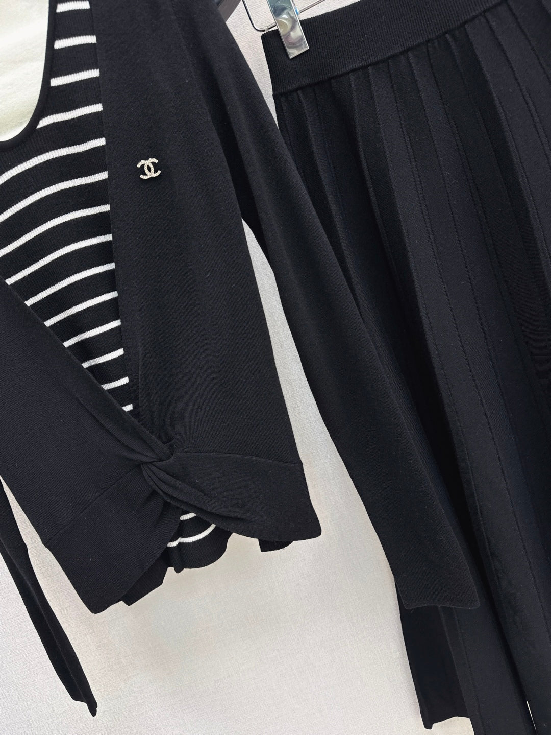 Chan 25fw knitted suit