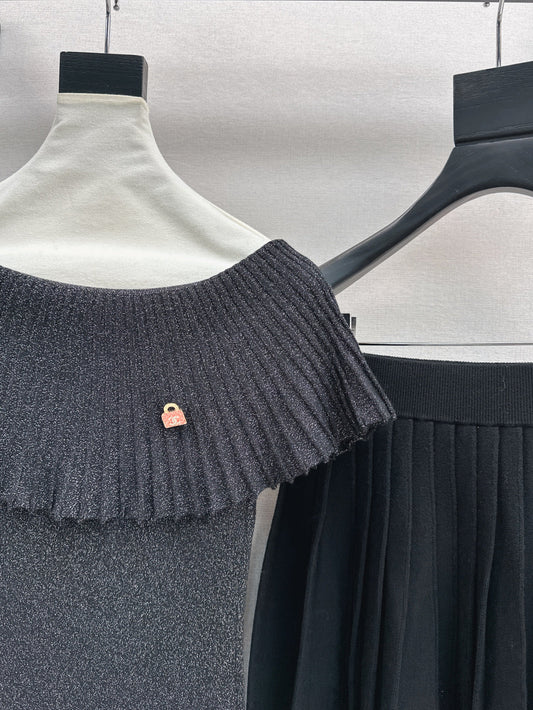 Chan 25fw knitted suit