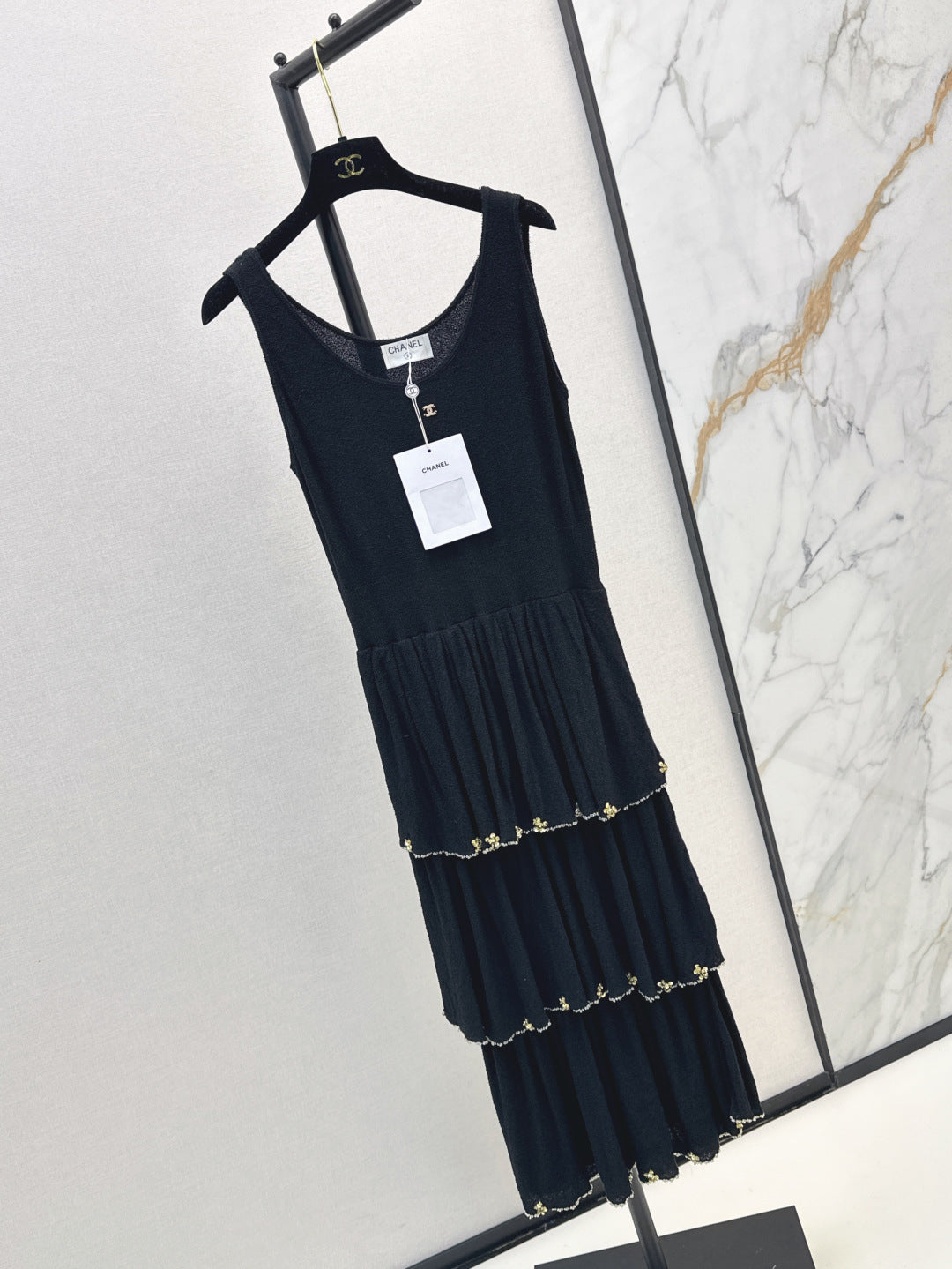 Chan 25fw ruffle dress