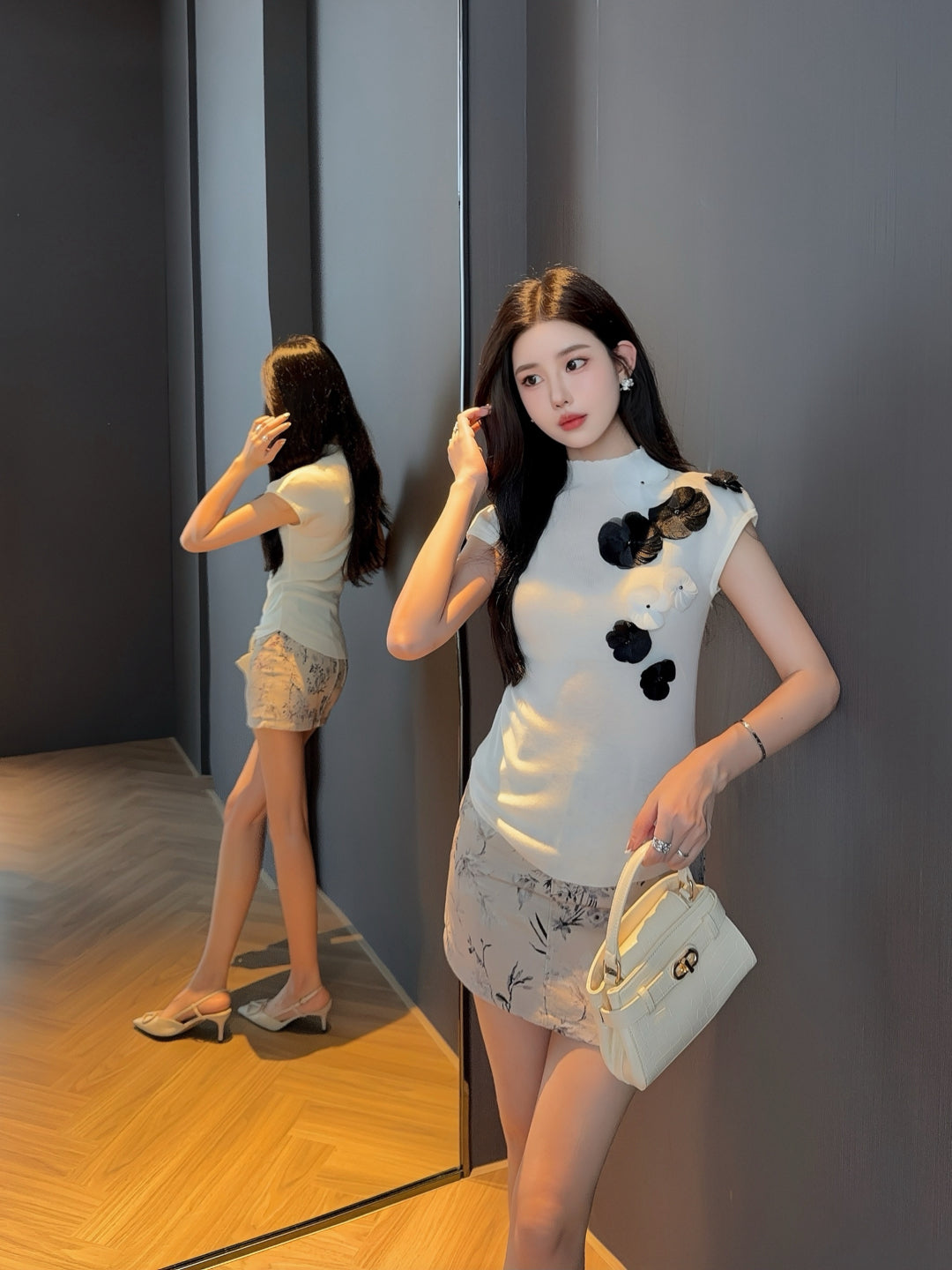 Chan 25fw knitted vest