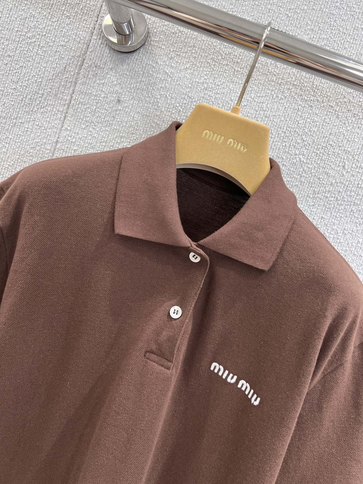 Miu 25ss polo shirt