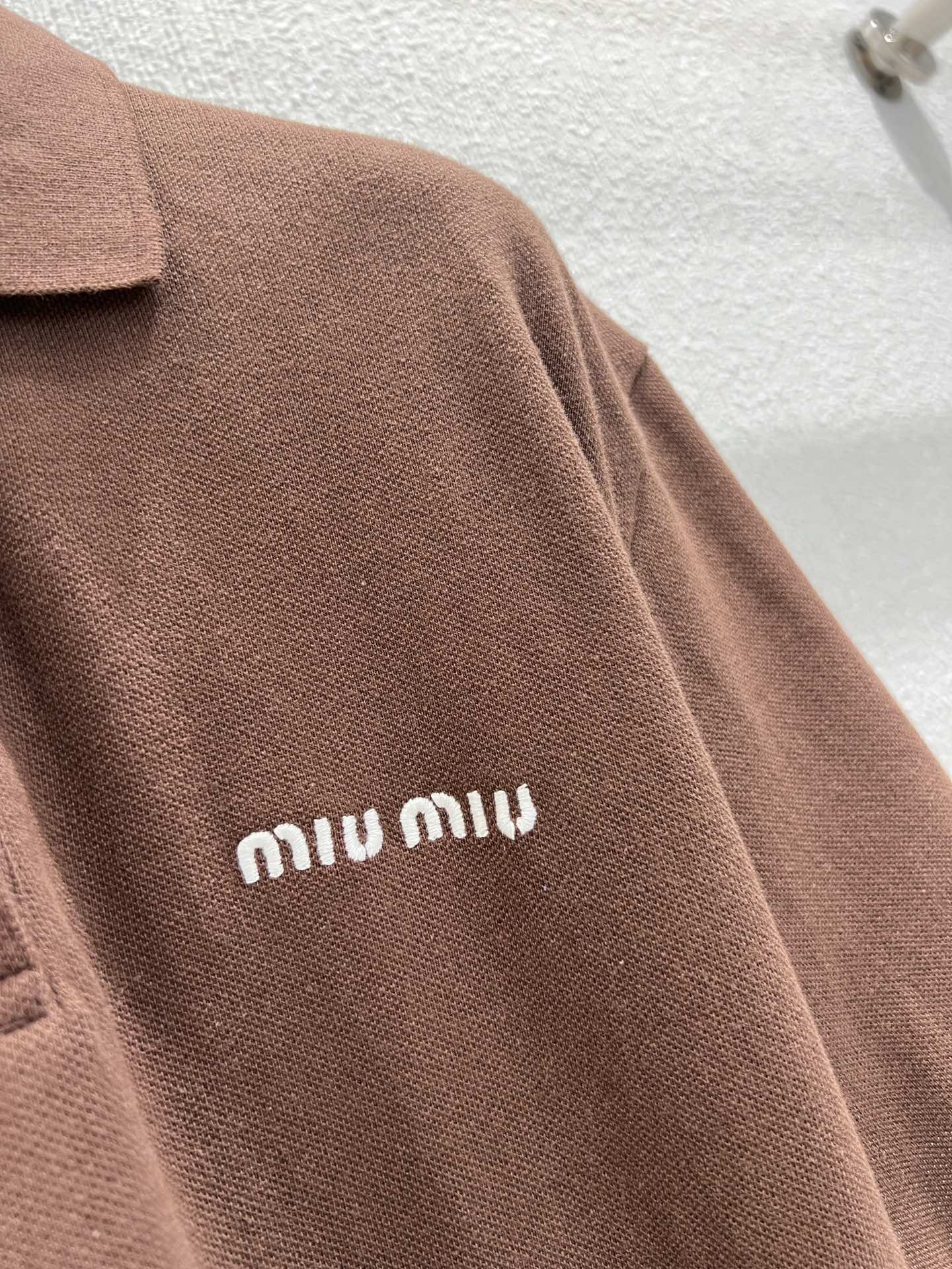 Miu 25ss polo shirt