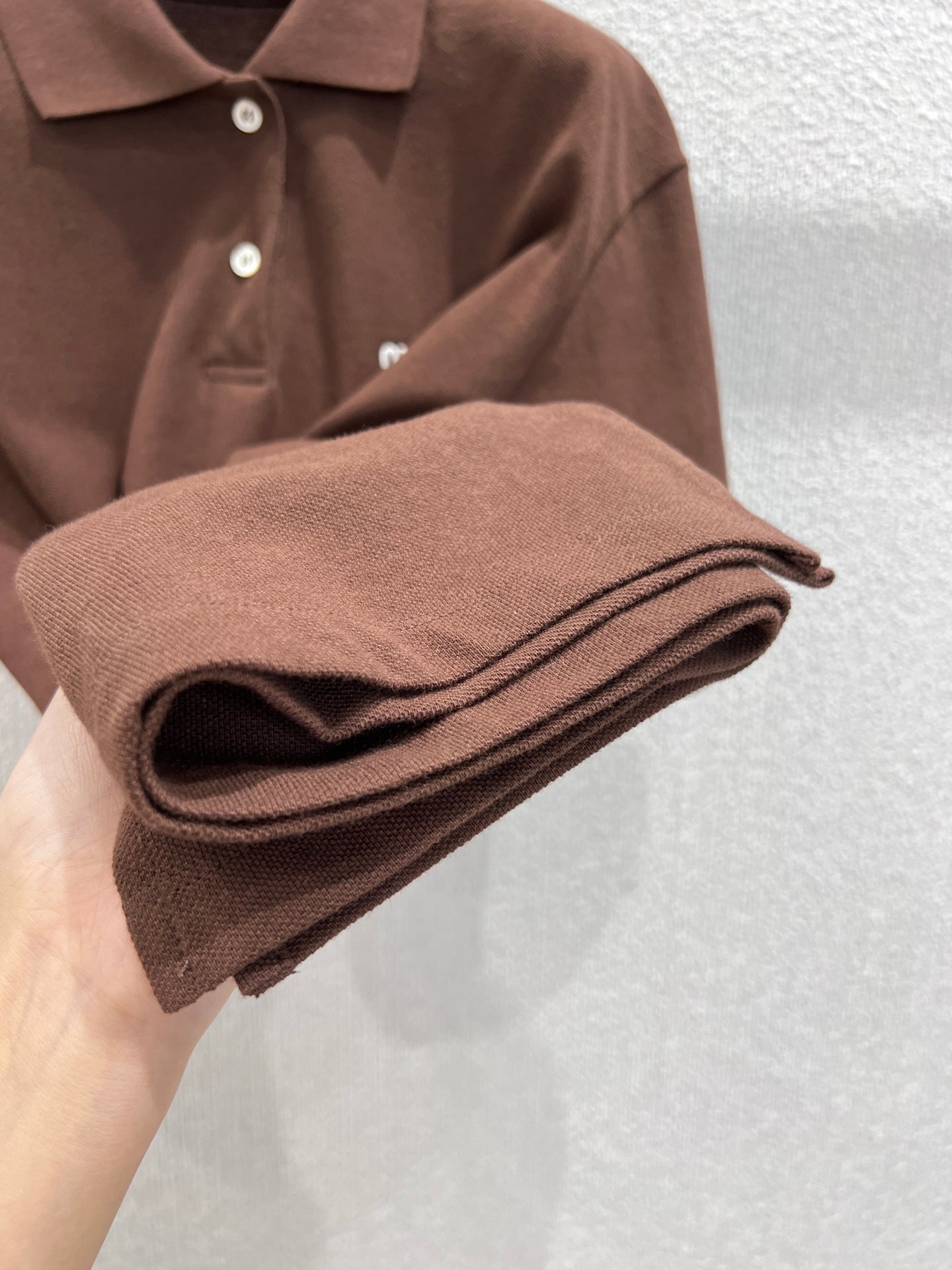Miu 25ss polo shirt