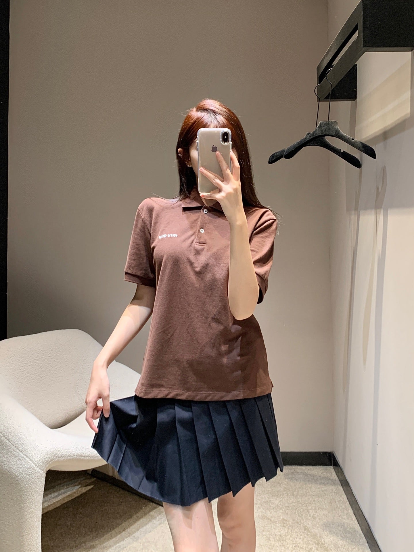 Miu 25ss polo shirt