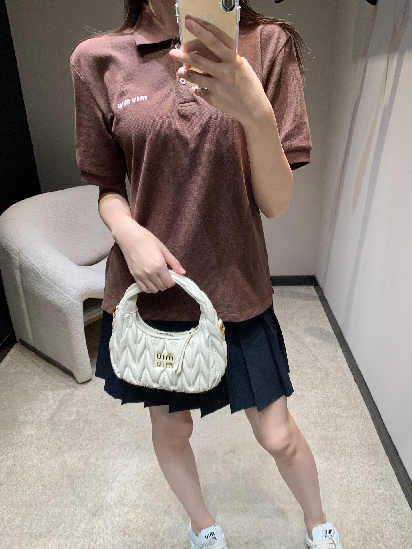 Miu 25ss polo shirt