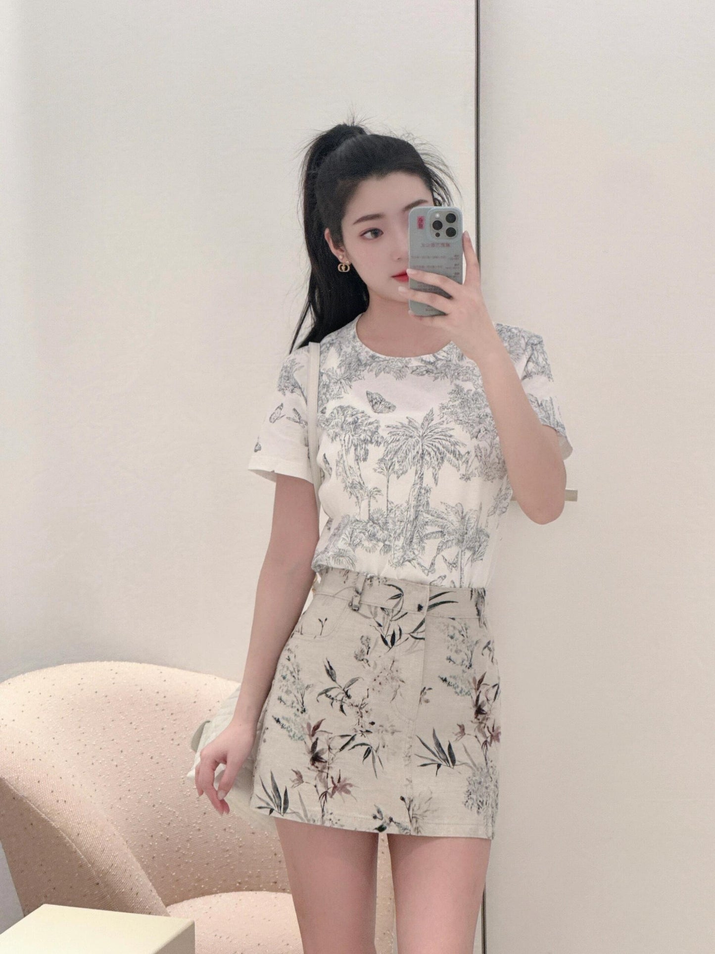 CD 25ss printed T-shirt