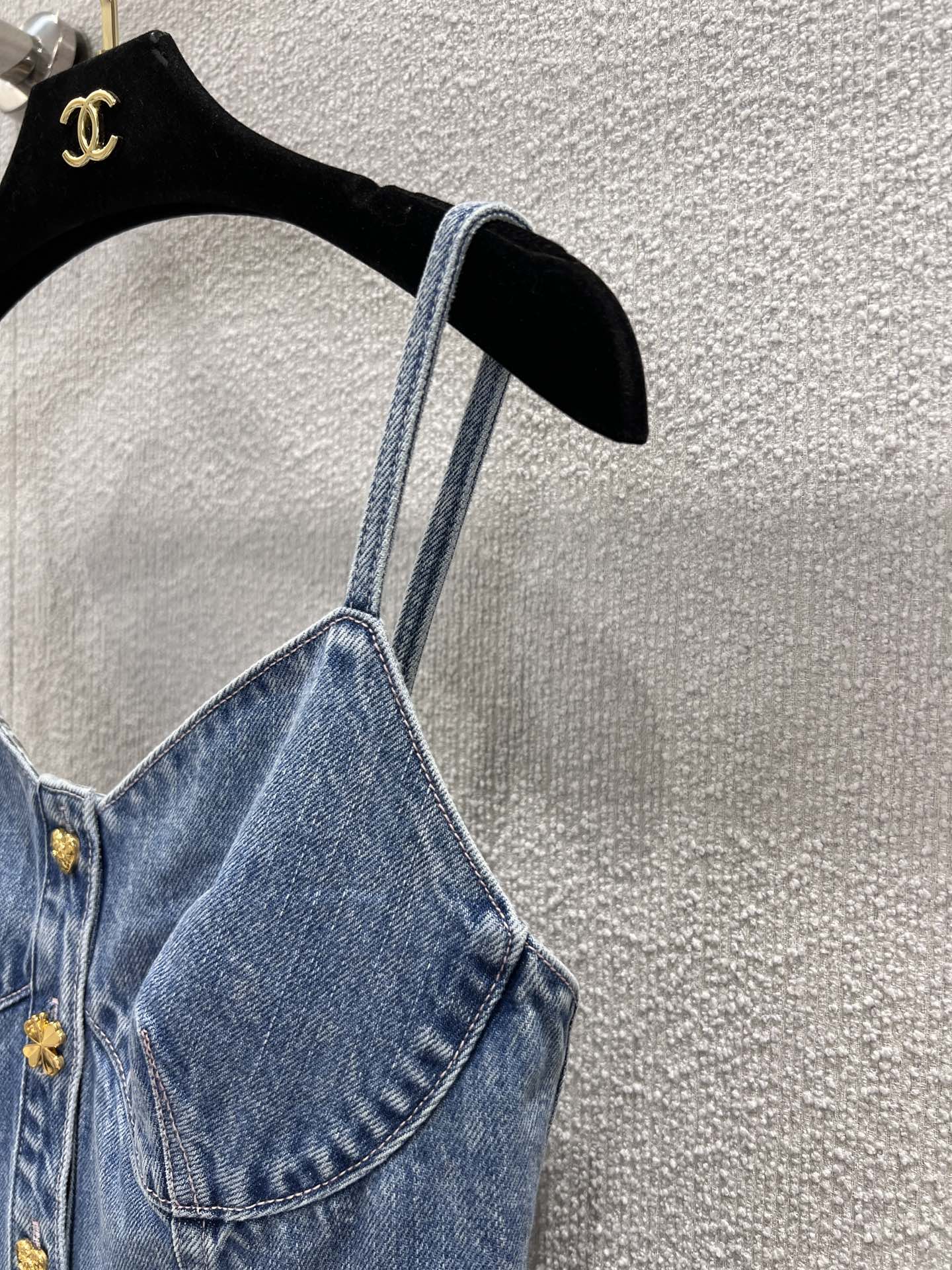 Chan 25fw denim camisole