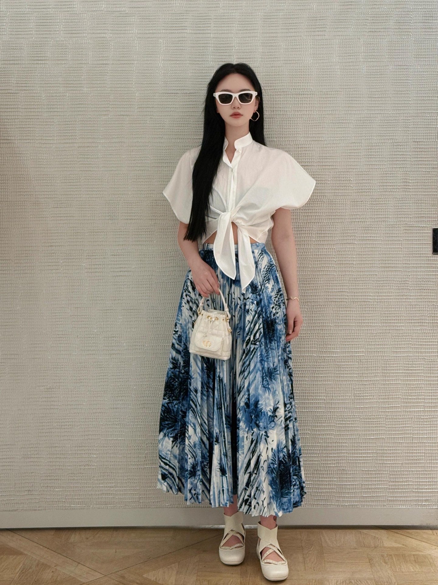 CD 25ss printed skirt
