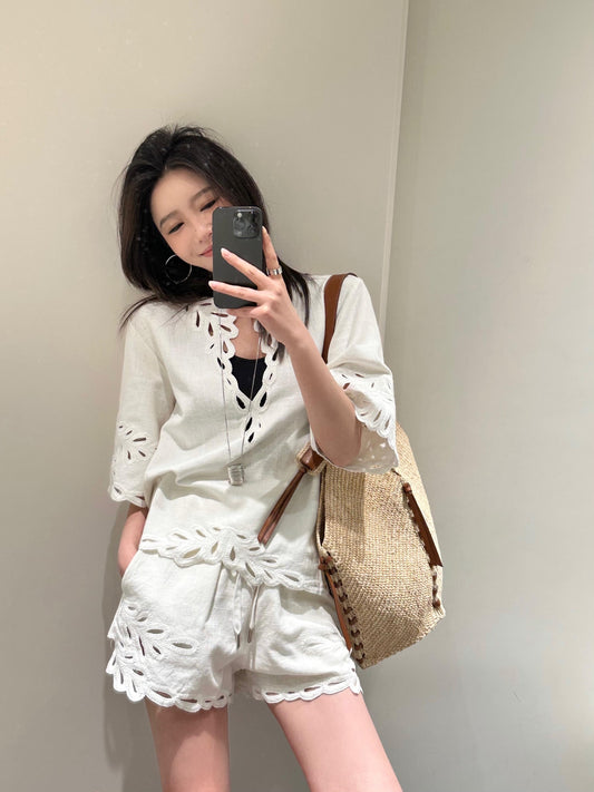 Isa 25ss embroidered suit