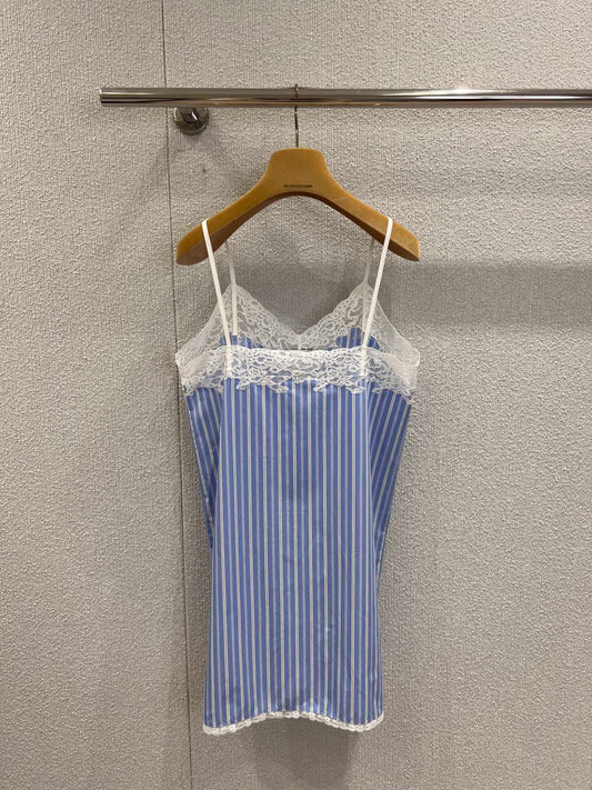 Miu 25ss Lace Camisole Dress