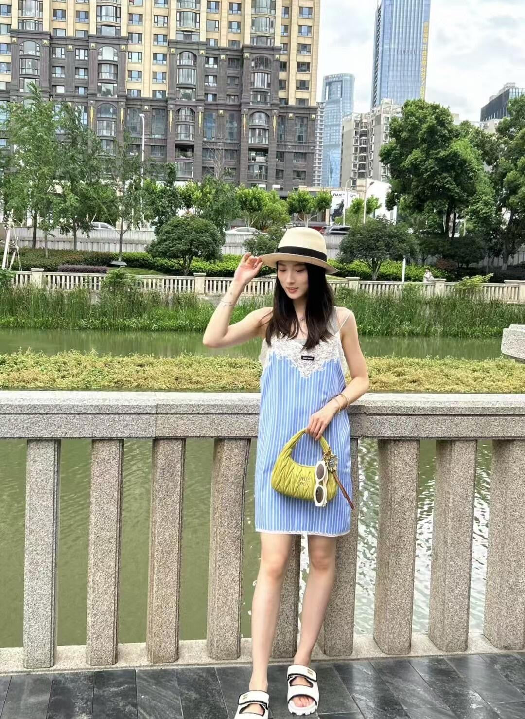 Miu 25ss Lace Camisole Dress