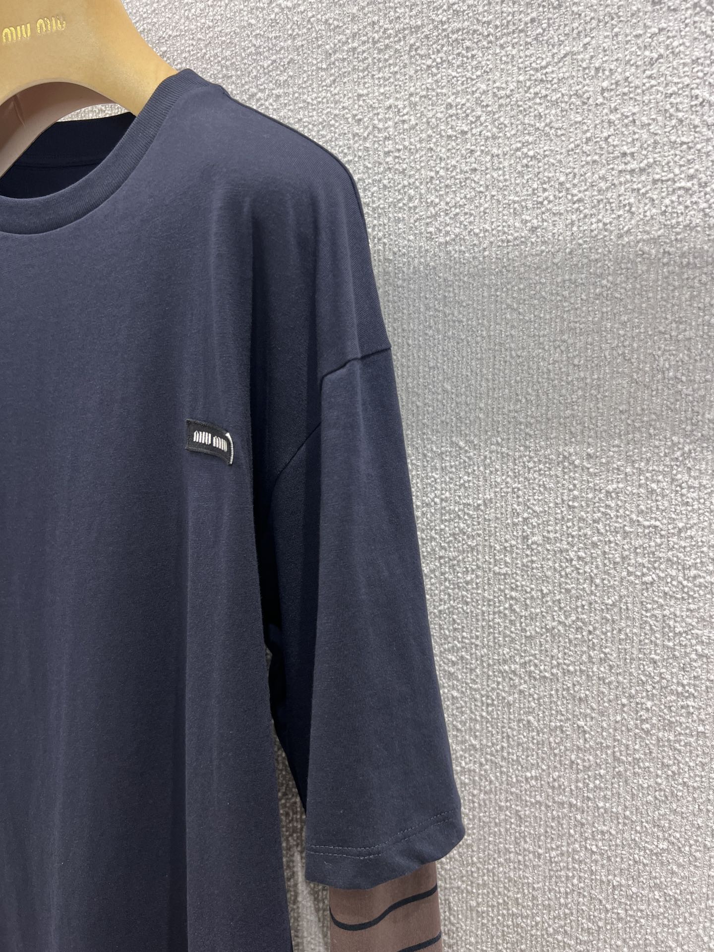 Miu 25fw Fake Two Piece T-Shirt