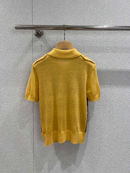 Miu 25fw Knitted T-shirt