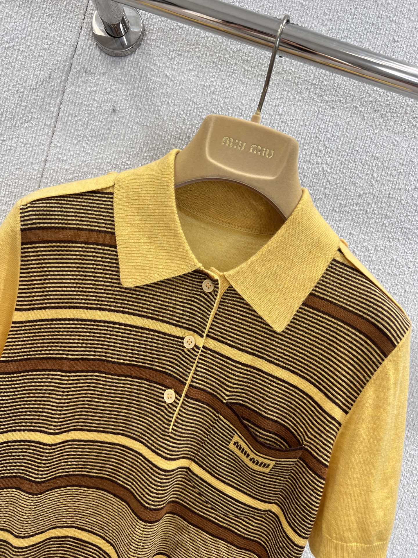 Miu 25fw Knitted T-shirt