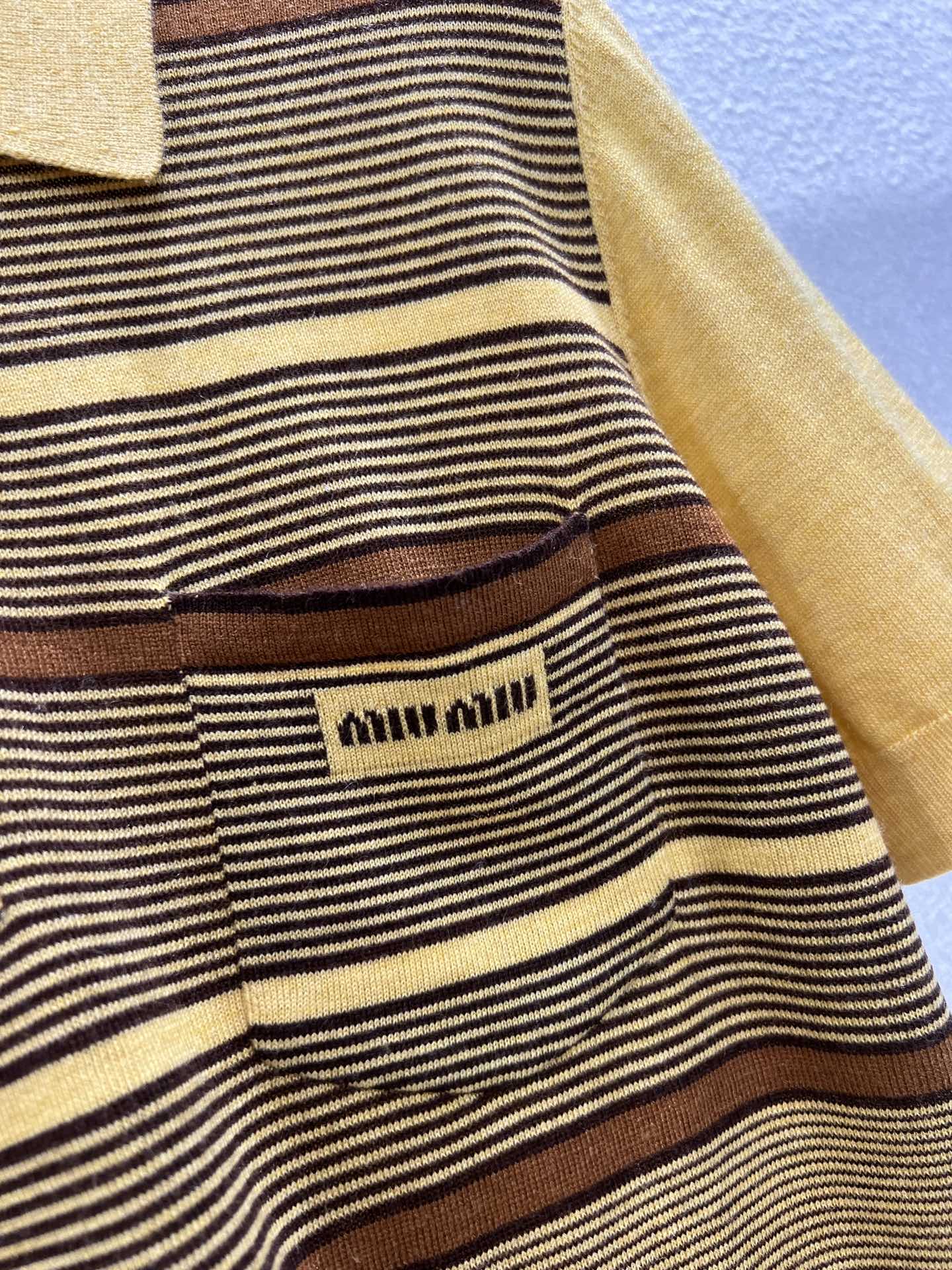 Miu 25fw Knitted T-shirt