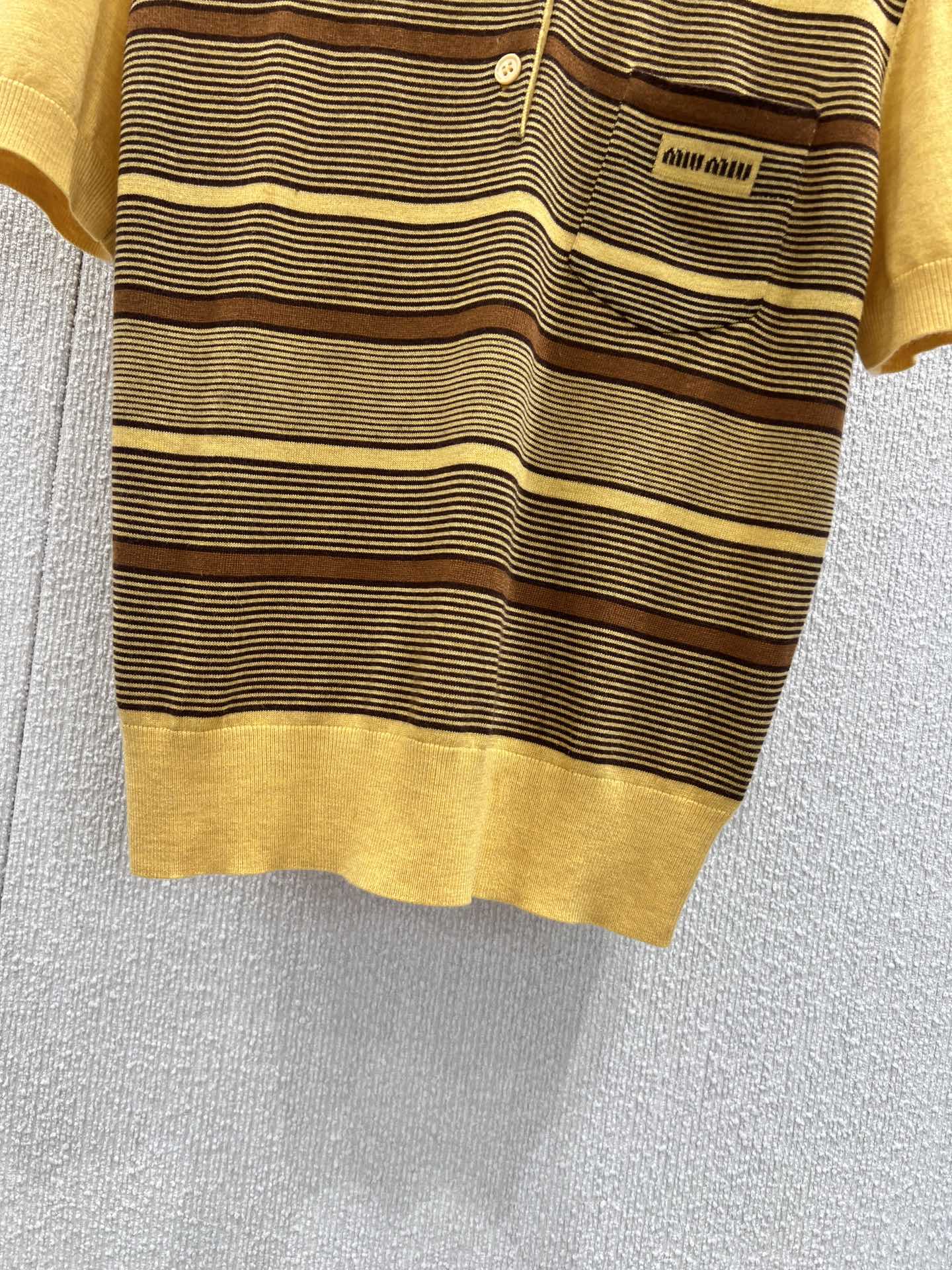 Miu 25fw Knitted T-shirt