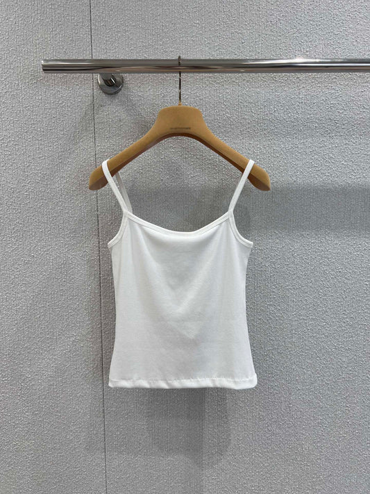 Miu 25ss Embroidered Camisole