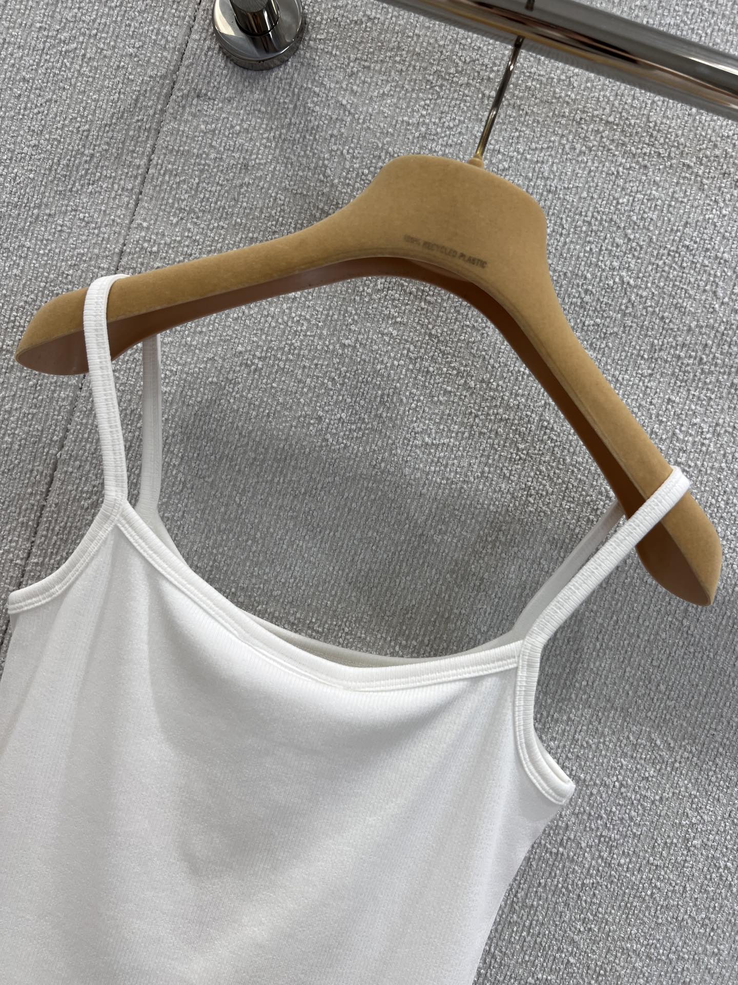 Miu 25ss Embroidered Camisole