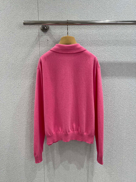 Miu 25fw Polo Collar Sweater