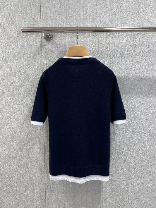 Miu 25fw Short Sleeve Sweater