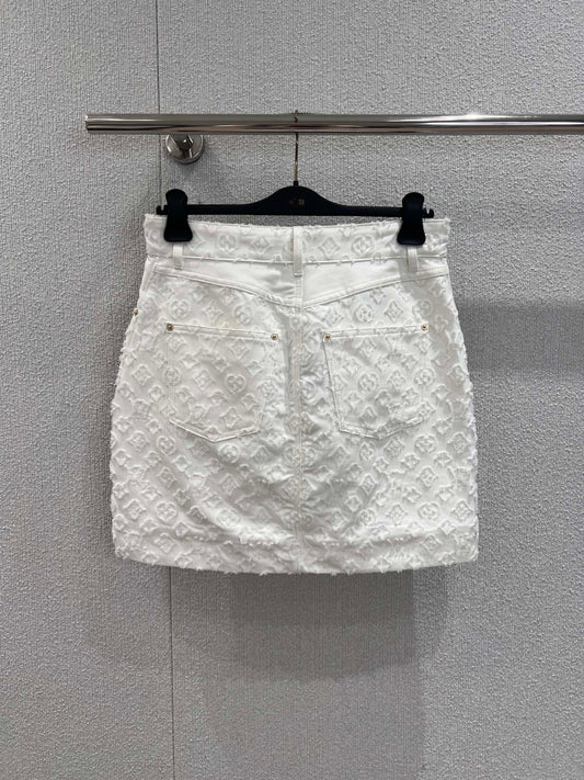 1ou 25ss jacquard skirt