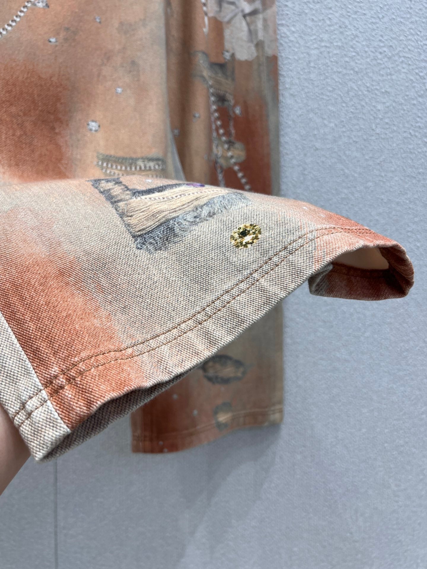 Acne 25fw printed jeans